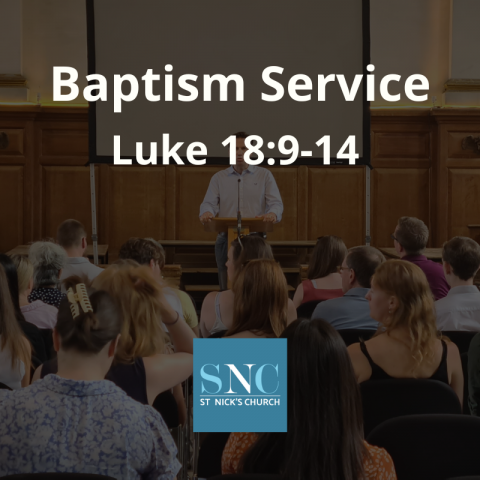 Baptism Service – Luke 18:9-14